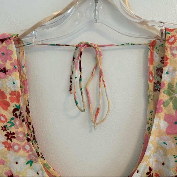 (SOLD) FREE PEOPLE NWT Callie Floral Sheer Tunic Size Large - Picture 8 of 15